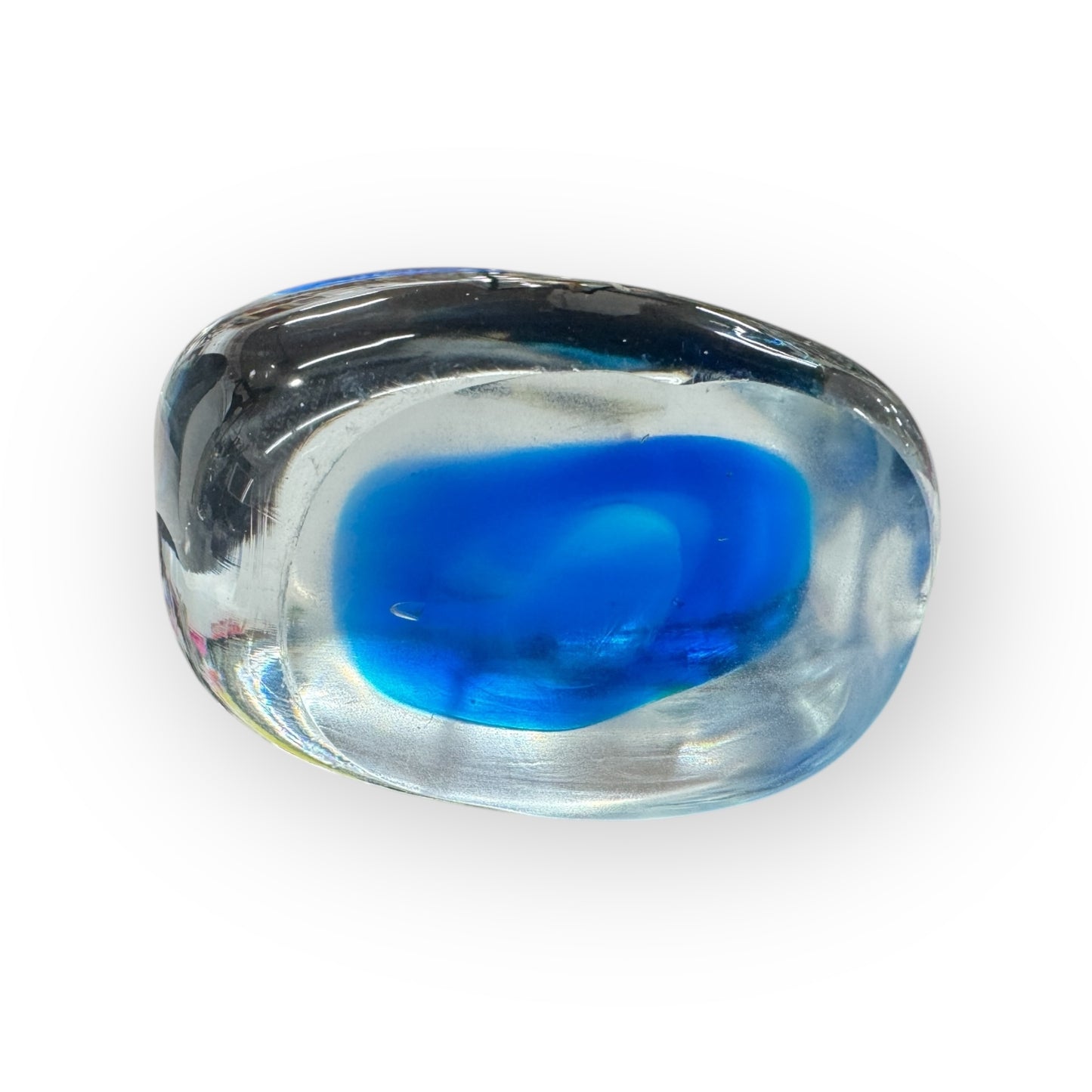 Art glass fish aquarium paperweight,hand blown