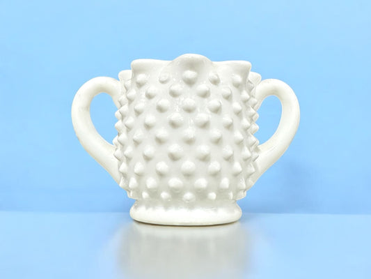 vintage Fenton milk glass sugar bowl,kitchen