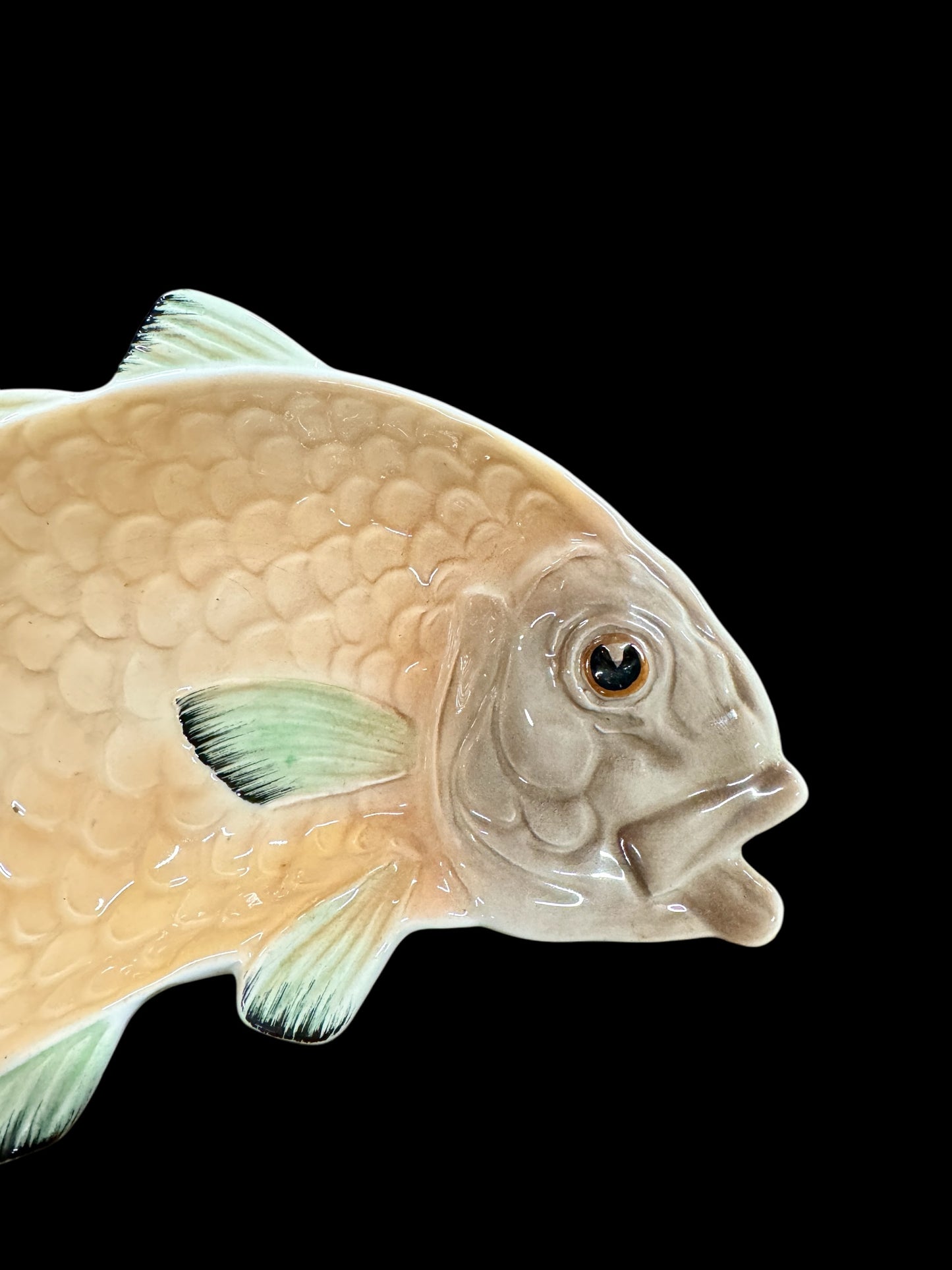 vintage Shorter & son flat fish plate, made in England