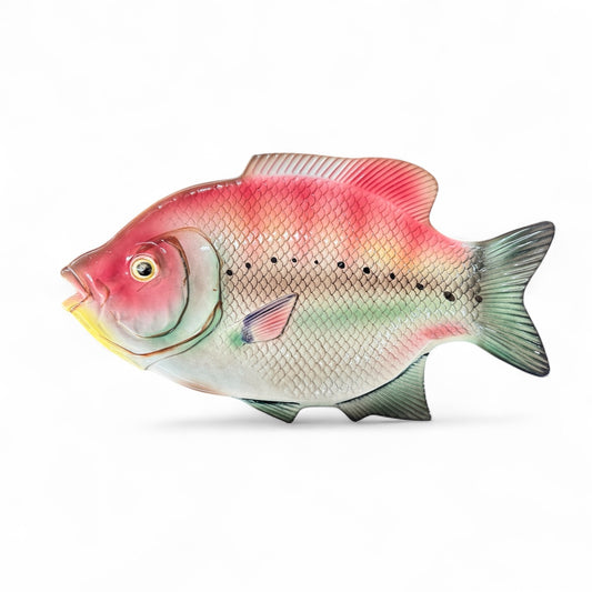vintage Fish plate,hand painted,made in Japan