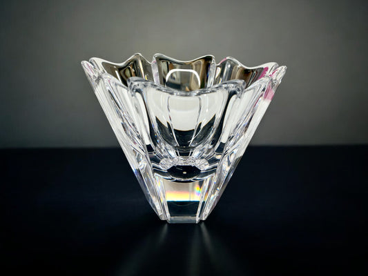 XLarge Orrefors “Orion” Crystal Bowl by Lars Hellsten Sweden