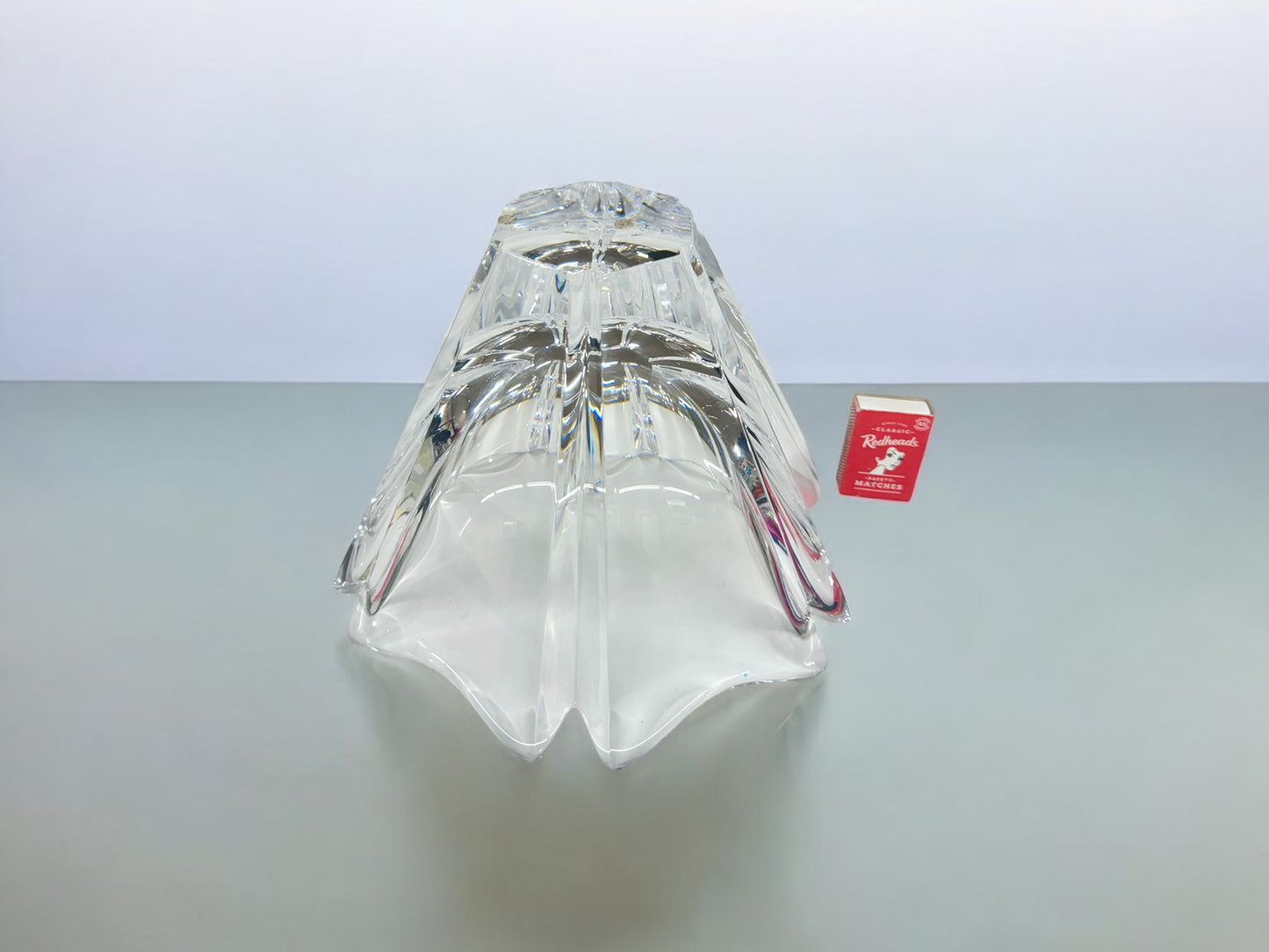 XLarge Orrefors “Orion” Crystal Bowl by Lars Hellsten Sweden