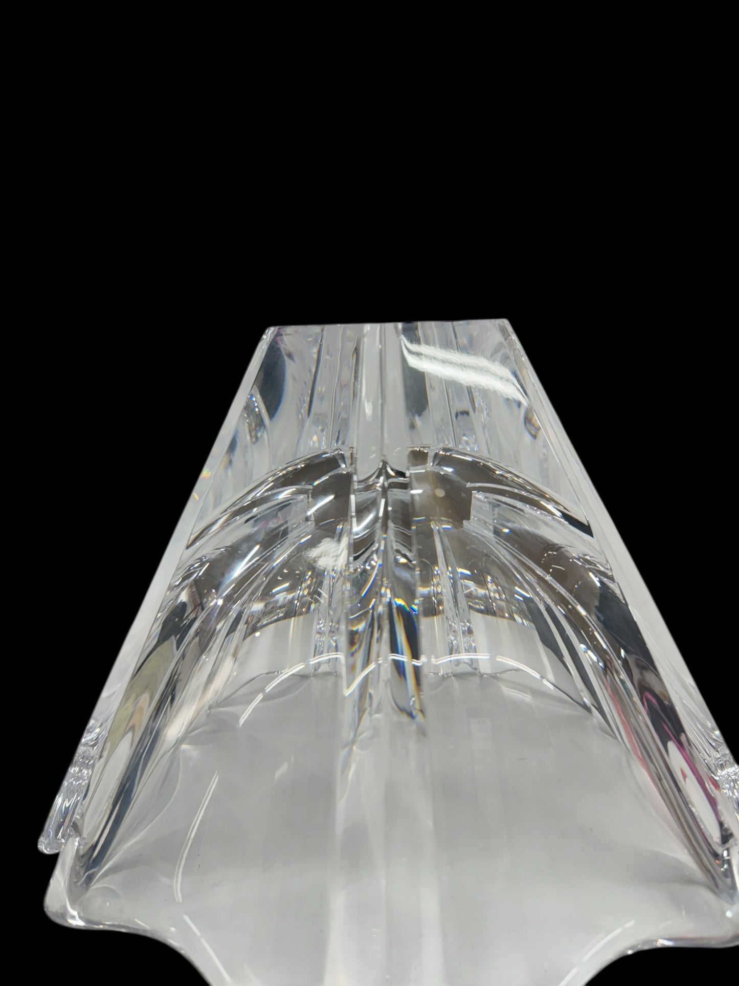 XLarge Orrefors “Orion” Crystal Bowl by Lars Hellsten Sweden