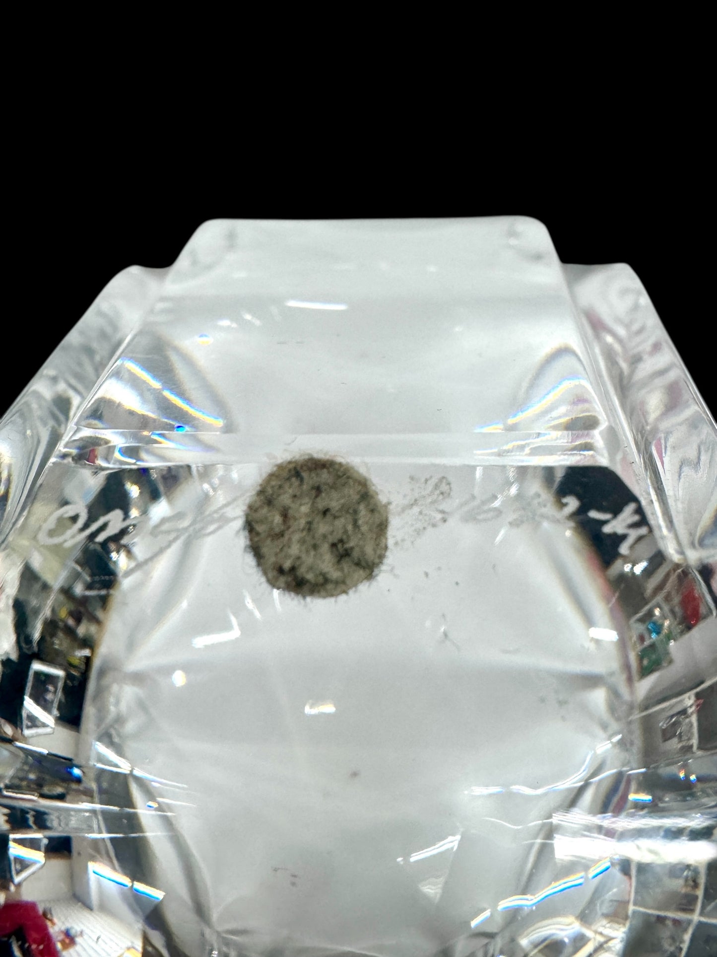 XLarge Orrefors “Orion” Crystal Bowl by Lars Hellsten Sweden