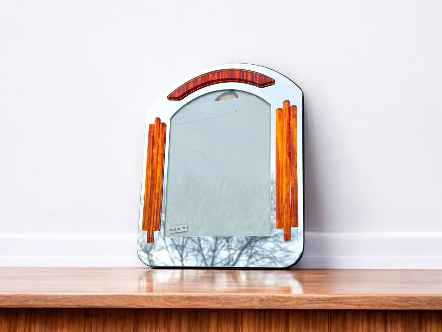 Art deco style mirror frame.made in Italy,desktop