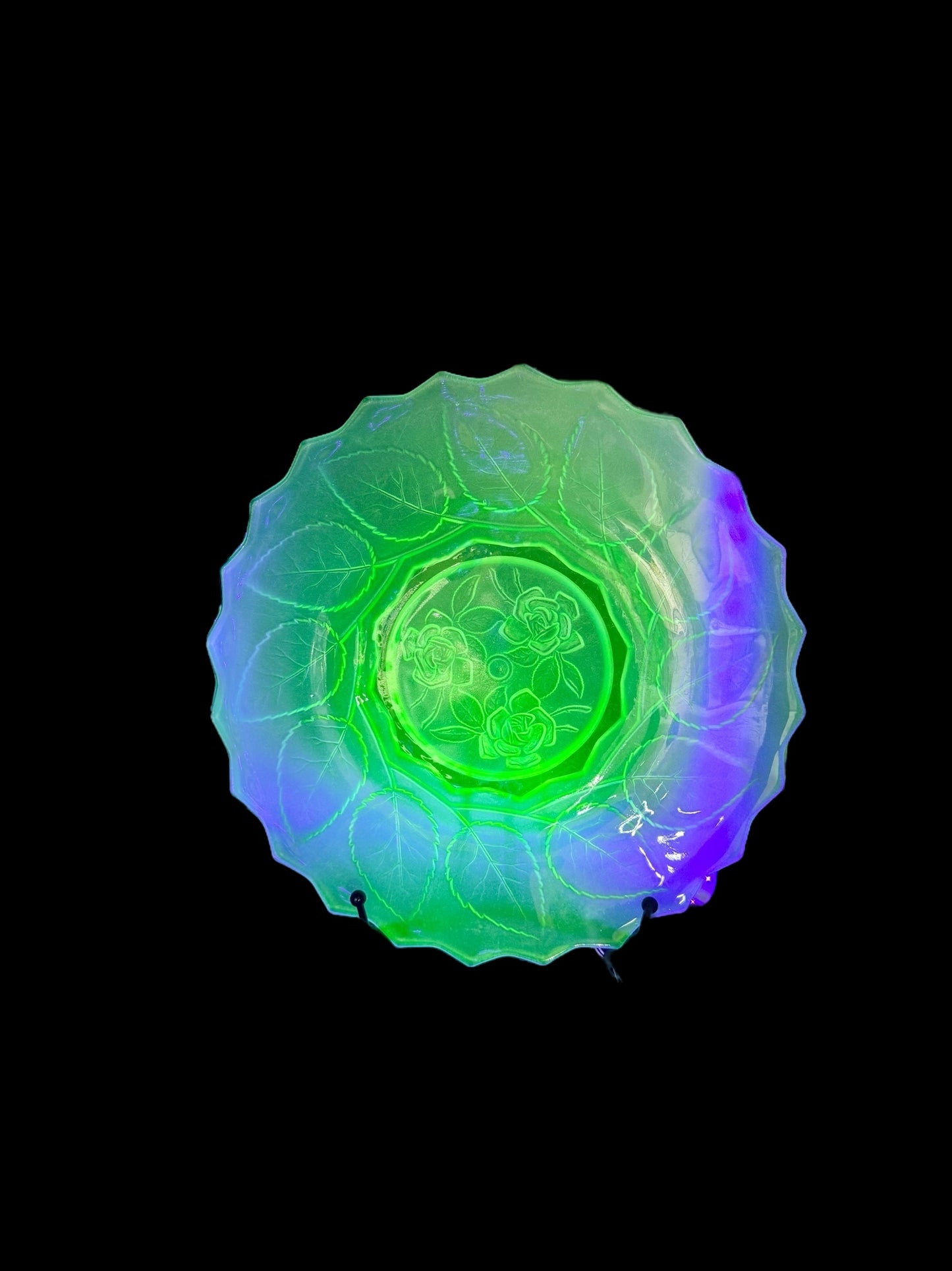 Vintage Bagley uranium plate 26cm