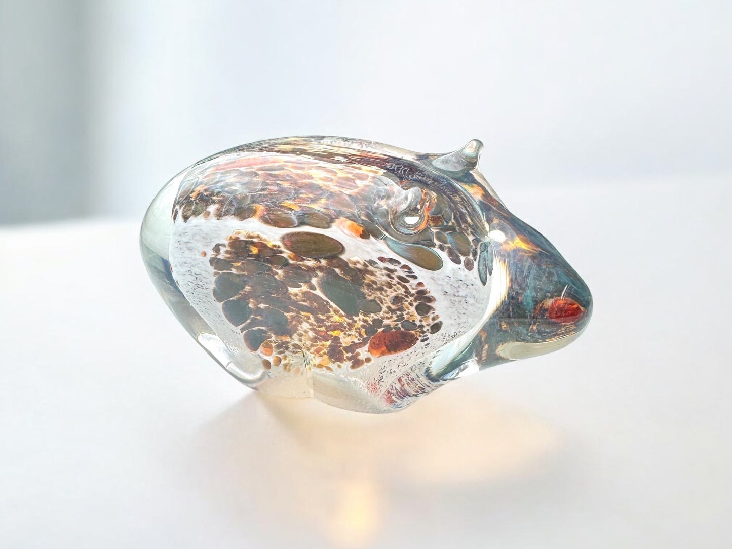 EAMONN VEREKER AUSTRALIAN studio art glass wombat