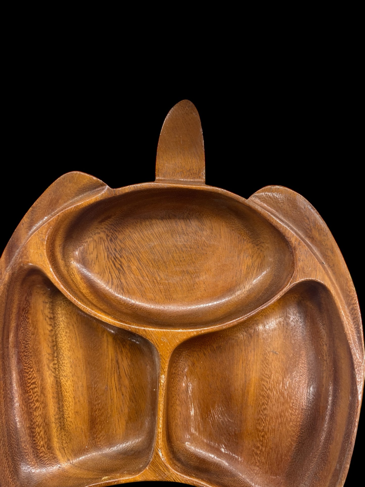 Wooden Turtle Tray - MidCentury Decor Serving Tray