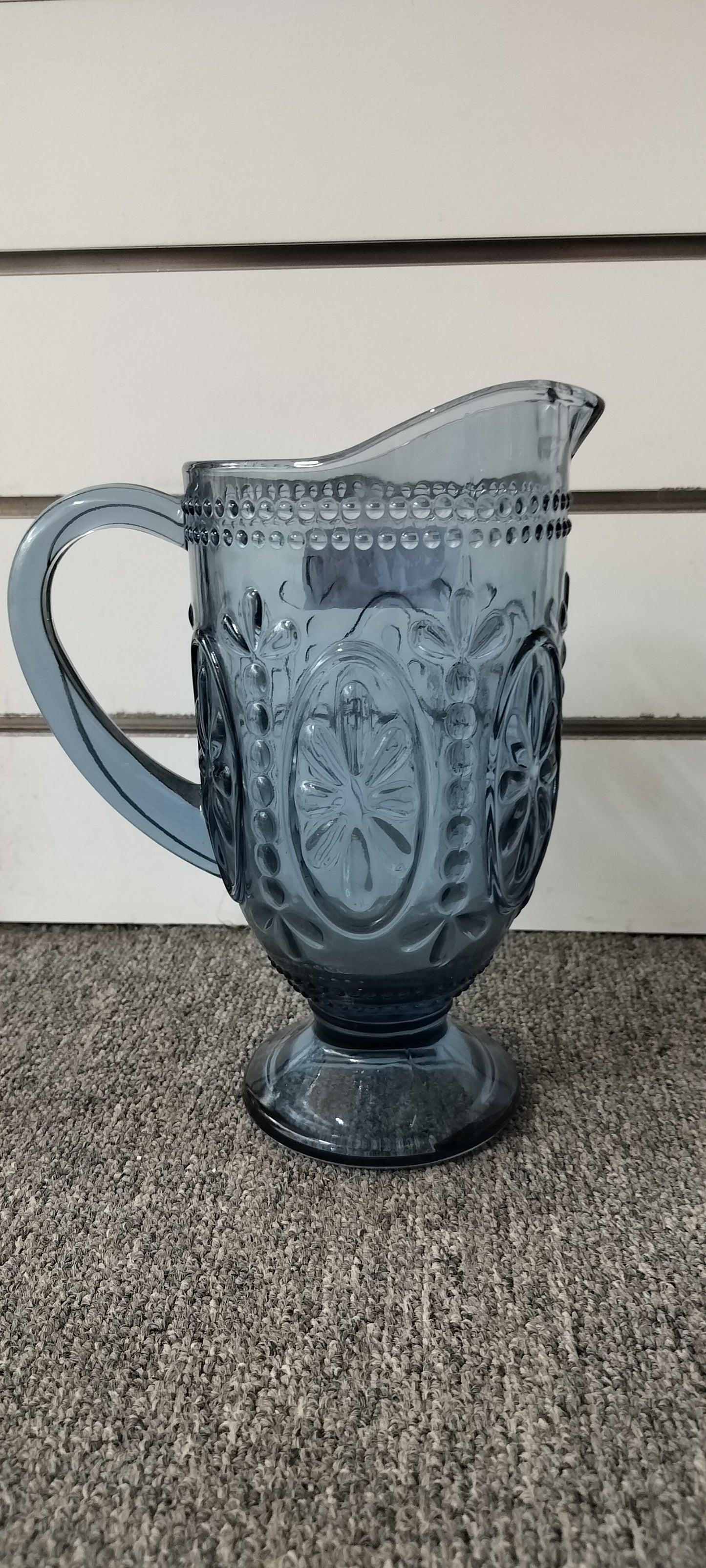 Blue Glass Jar.