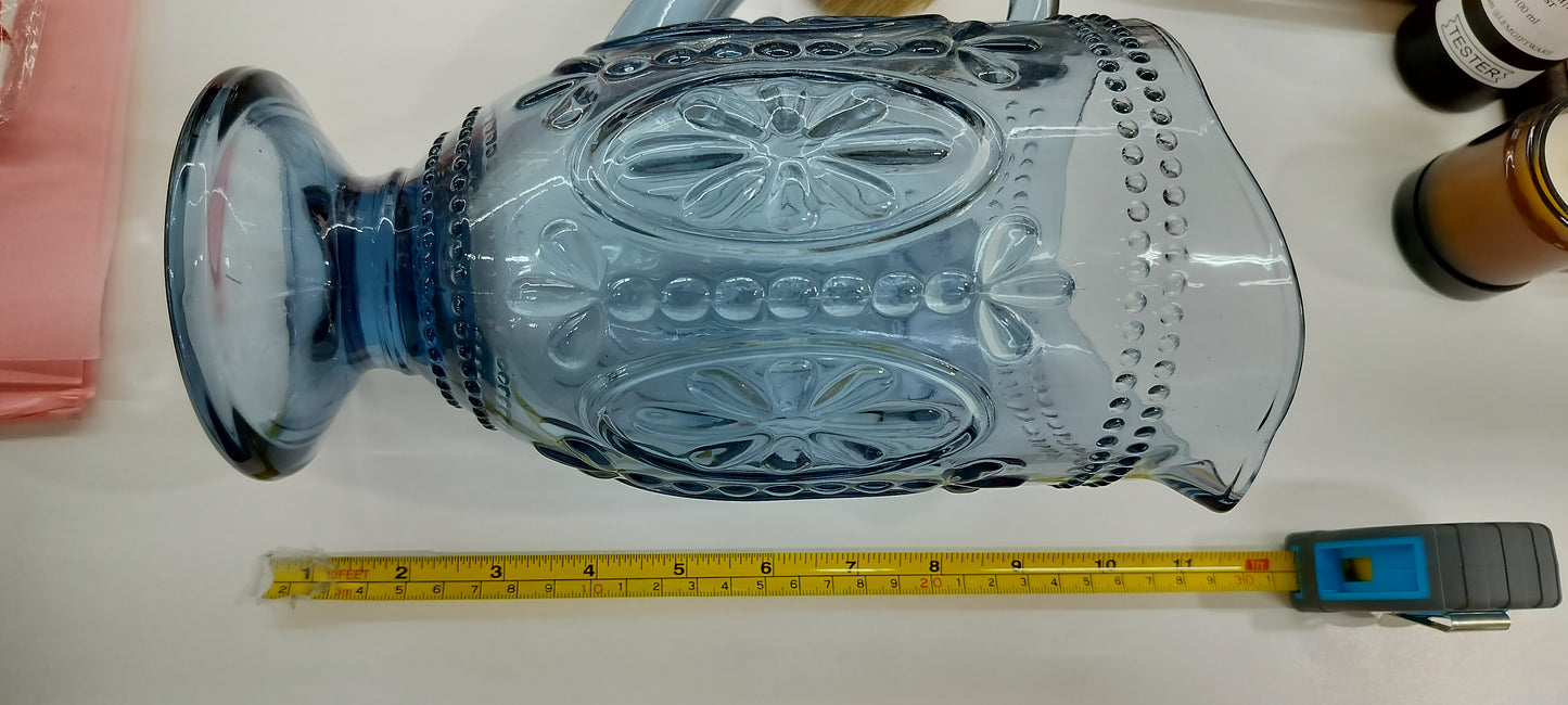 Blue Glass Jar.