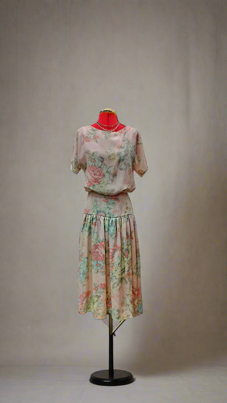 Pretty vintage style floral dress