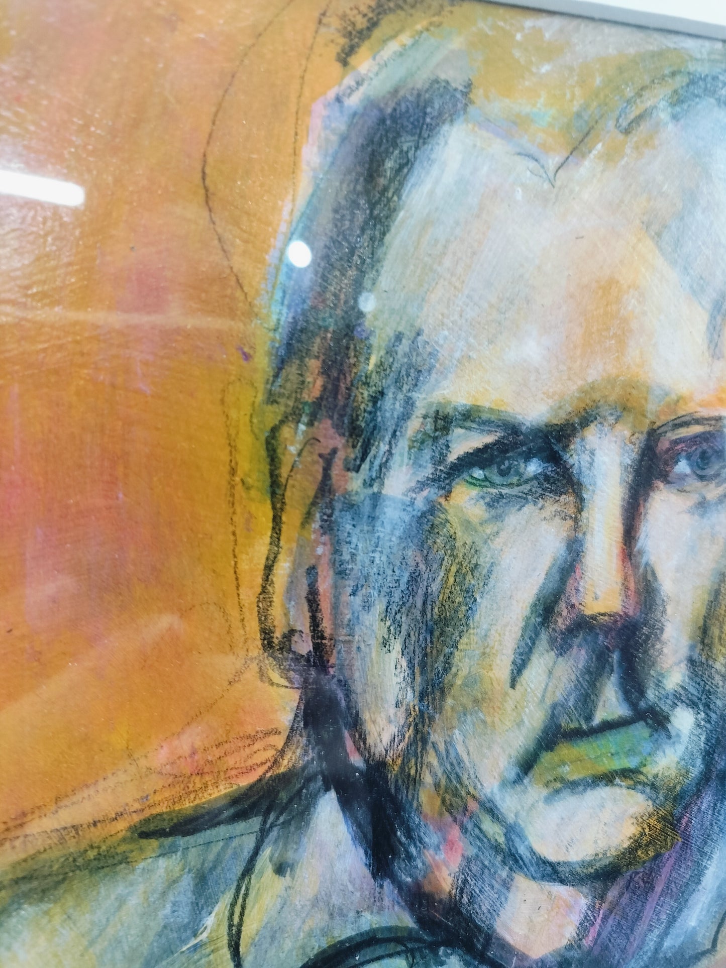 Jill Dingley Portrait Man in Thoughts, 108cm x 83cm