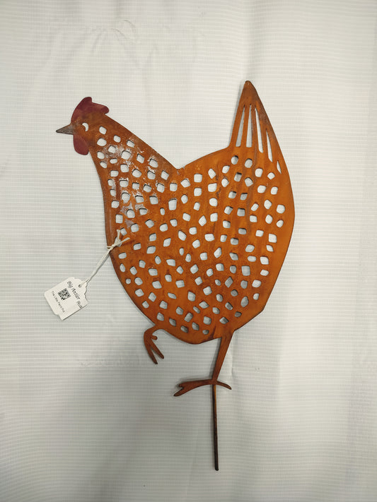 Rusty chook stake