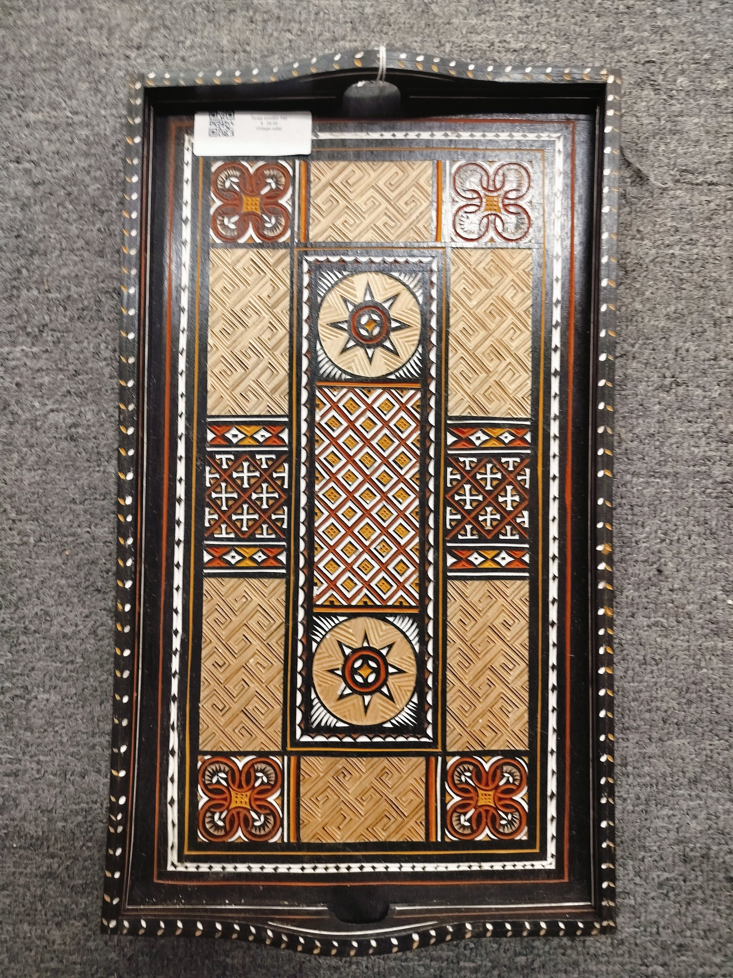 Toraja wooden tray.