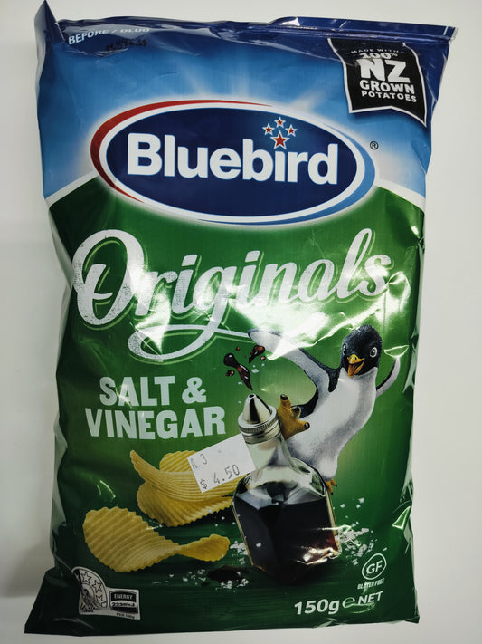 Bluebird Salt & Vinegar, 150g