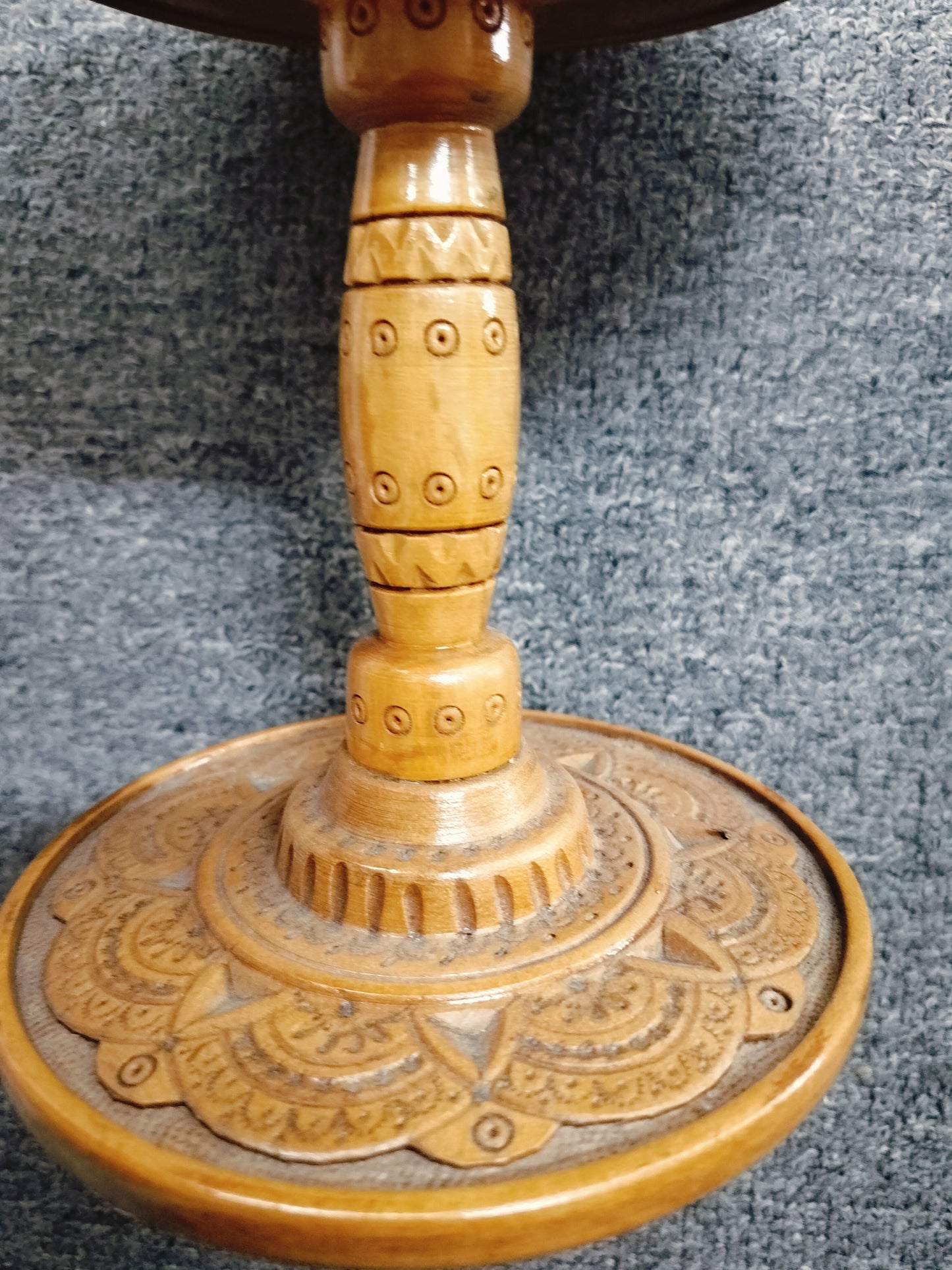 Wooden Footed Compote
