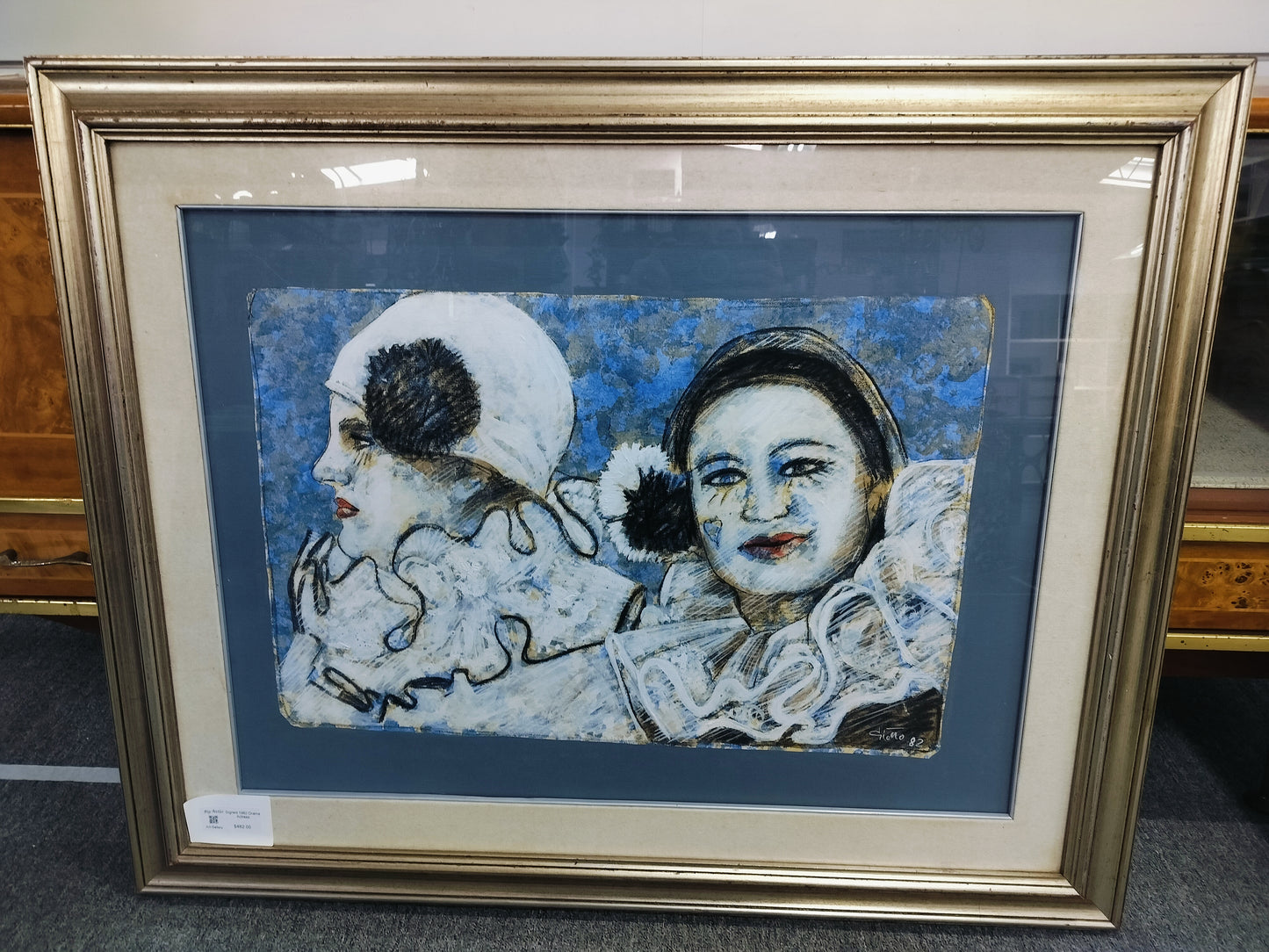 Signed 1982 Drama Actress, 104cm x 85cm