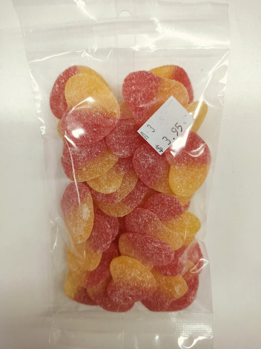 Sour Peach Hearts, 160g.