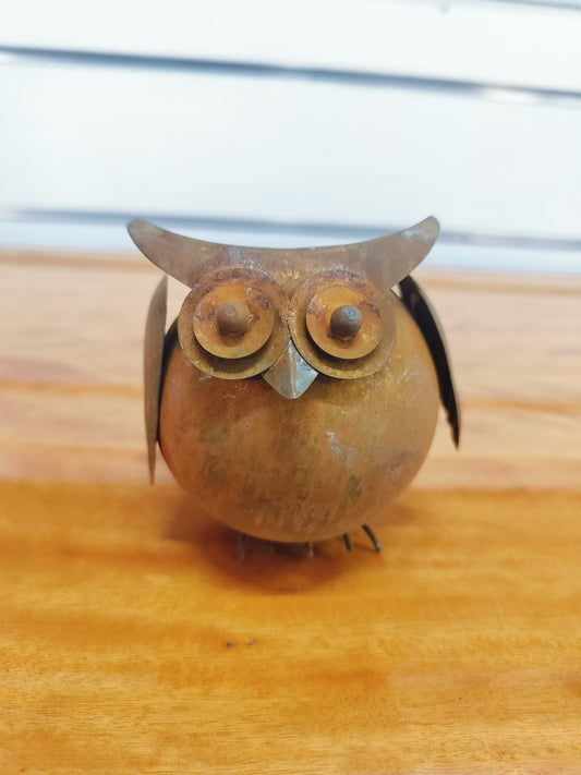 Rust Round Owl sm