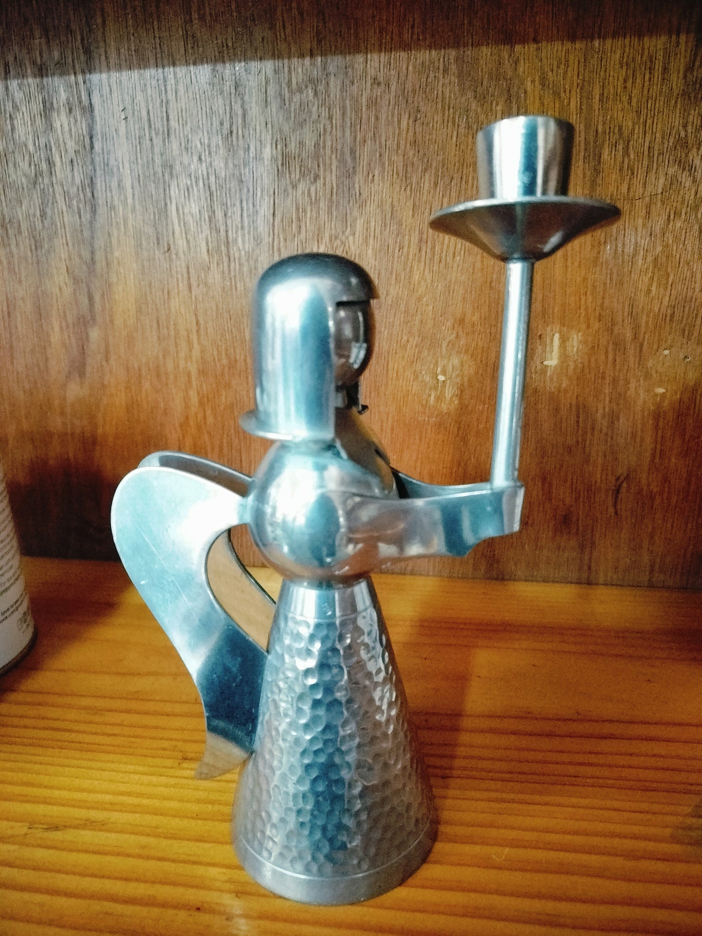 Pewter Angle Candlestick