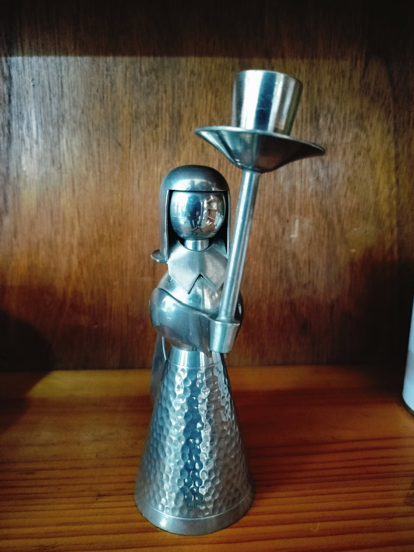 Pewter Angle Candlestick