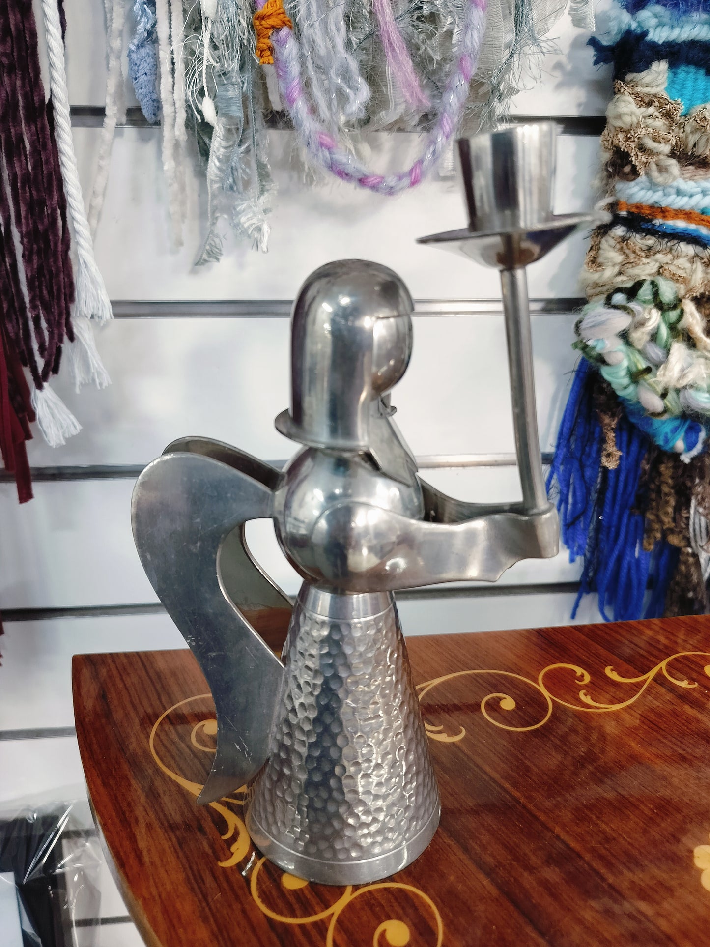 Pewter Angle Candlestick