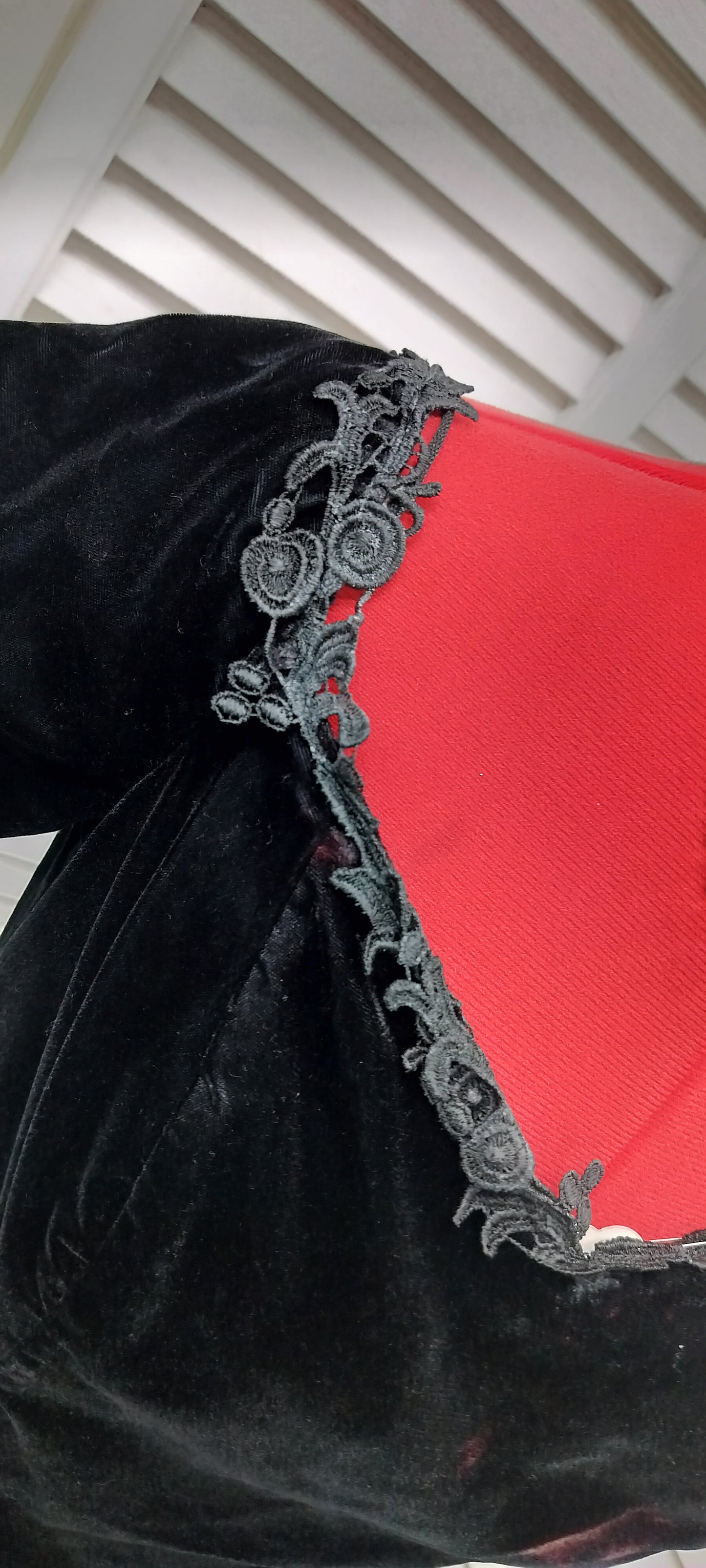 Black 1980's velvet dress 'Purple Patch's as is. Size- small