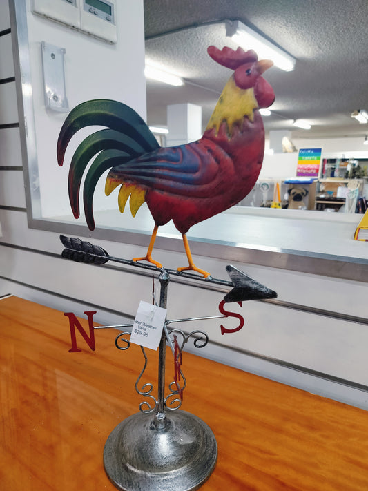 Rooster weather vane