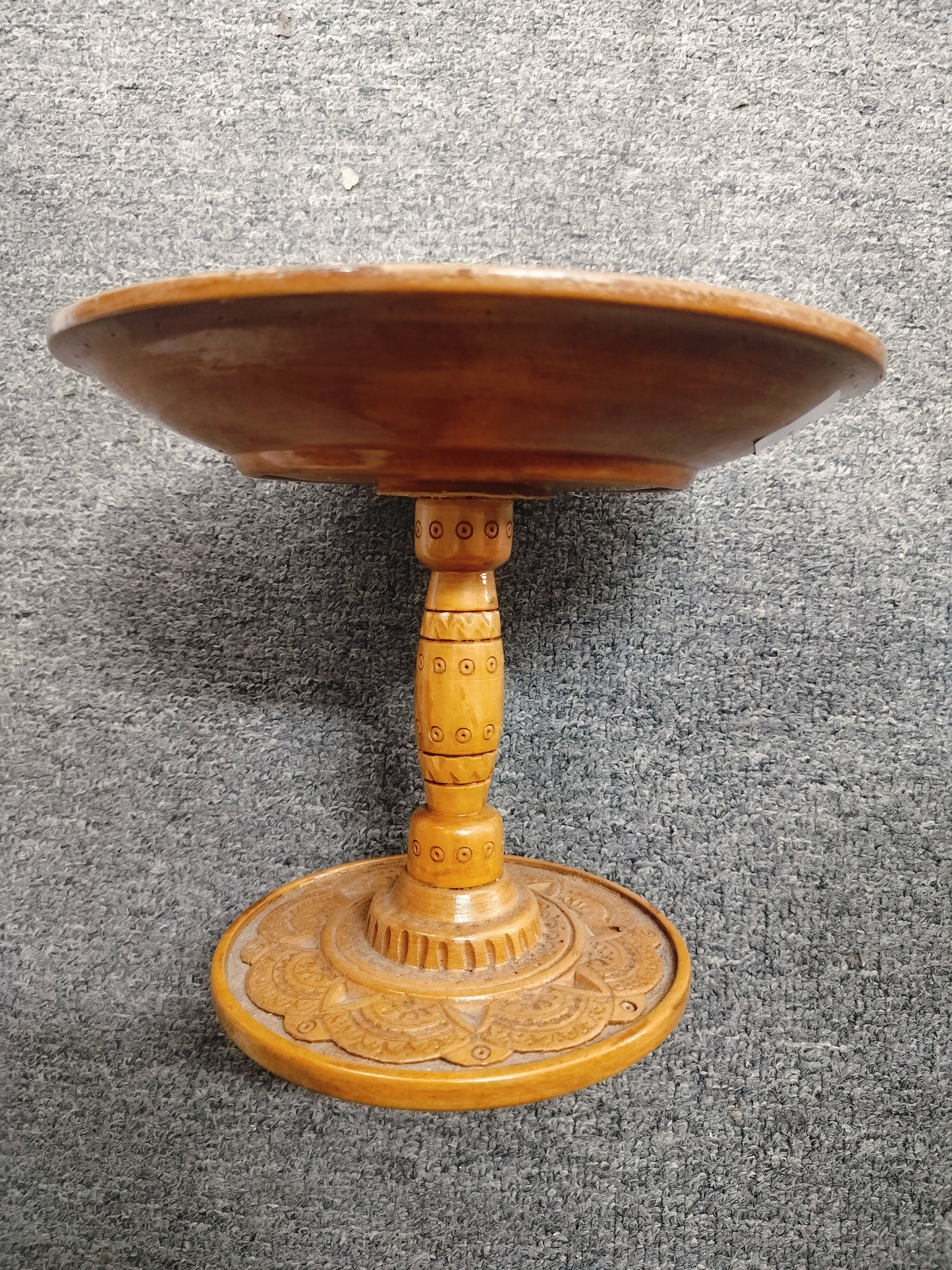 Wooden Footed Compote