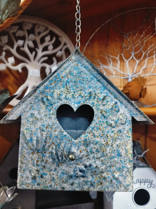 Aged Welcome Bird House