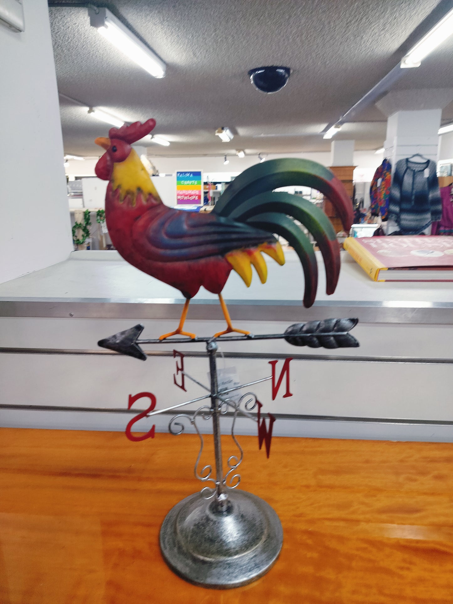 Rooster weather vane